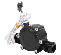 RASTKY Générateur de à Eau triphasé, Générateur Hydraulique sans Balais Haute sensibilité pour Pomme de Douche AC0-20 V, pour Appareils Sanitaires à Induction, Interface à Filetage Mâle G1/2", Noir