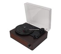 RASTKY Gramophone BT Lecteur de Disque Vinyle 3 Vitesses Platine USB Numérisation pour Les Mélomanes Collectionneurs de Vinyle