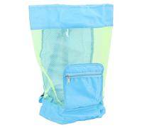 RASTKY Grand Sac Portable en Maille pour Jouets de Sable de Plage, pour Ranger Les Jouets et Les Vêtements des Enfants, Sac Léger de 3,3 Oz pour Un Transport Facile, Taille 18,9 X 9,4 Pouces