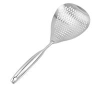 RASTKY Grande Cuillère Passoire Araignée en Acier Inoxydable avec Conception de Vidange Rapide pour Passoire de cuisson. Louche de Cuillère à égoutter Saine pour la cuisine. Idéal pour les Chefs