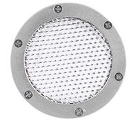 RASTKY Grille de Conduit d'air Universelle pour Voiture de Course, Entrée de Ventilation de Pare-Chocs, qualité Supérieure, Refroidissement Rouge Bleu Argent 10x10x4,6 Cm pour Toutes (Silver)