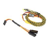 RASTKY Groupe de Clignotants 4LED avec Réponse Rapide pour Voitures de Sport Plates, Ensemble de Feux de Liaison de Voiture Petit et Léger pour Télécommande DUMBORC