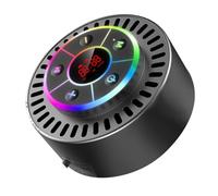 RASTKY Haut-Parleur sans Fil Portable, Résistant aux Chocs, Affichage de L'heure LED pour Les Fêtes à la Piscine, Boîte de Haut-Parleur 5W