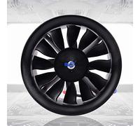 RASTKY Hélice de Ventilateur EDF 90 Mm à 12 Pales avec Moteur à Conduit 6S 1450 KV, équilibre Parfait et Dissipation de la Chaleur pour Les Amateurs D'avions RC (KV1450 6S 90 Conduit)