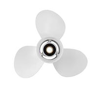 RASTKY Hélice Hors-Bord Marine Haute Performance 3 Pales 13T RH de Remplacement pour Moteurs Alliage D'aluminium, 11-3/4 Pouces 10 Pouces, pour Rénovation de Remplacement