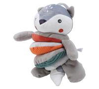 RASTKY Hochet en Peluche Doux pour bébé, Jouet D'éducation Précoce, Son Engageant, pour L'observation Auditive et le Développement de la Coordination Motrice