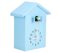 RASTKY Horloge Murale à Mouvement Silencieux de Style Unique avec Décoration D'oiseau pour la Maison Salon en Plastique ABS