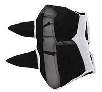 RASTKY Horse Mask Mask Horses - Mash Fly with Earts Erecable UV Elastic Breathable Design (S)