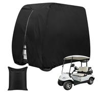RASTKY Housse de Protection Durable pour Chariot à 4 Passagers, Housse de Pluie en Tissu Oxford de Remplacement pour Voiture EZGO Club Adaptée aux Chariots, Adaptée pour Pare-Soleil