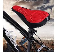 RASTKY Housse de Selle Souple pour Vélo MountainRoad Comfort3D - Respirante et Expérience de Conduite Améliorée (Rouge)