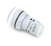 RASTKY Indicateur de Fréquence, Moniteur Haute durabilité 20~75Hz pour L'affichage du Signal, Modèle en Plastique pour l'électricité (WHITE)