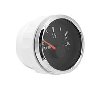 RASTKY Indicateur de Niveau D'eau en Acier Inoxydable 52 Mm avec Rétroéclairage LED, Jauge de Niveau D'eau Durable pour Machines de Construction Automobile, Indicateur de de Réservoir Résistant aux