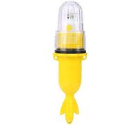 RASTKY Indicateur Lumineux de Pêche sous-Marine à LED de Haute qualité, Alarme D'appât, Pointe de Clamp/Holder, Alarme D'appât de Poisson pour la Pêche, Idéal pour Les Amateurs de de Nuit (Yellow)