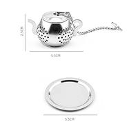 RASTKY Infuseur à thé Passoire à thé en Acier Inoxydable Conception de Bouilloire pour Faire du, Passoire à Boule de Facile à Utiliser pour Tisanes et Chai, Matériau de qualité Alimentaire, Taille: