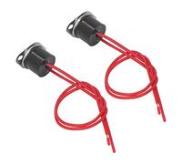 RASTKY Interrupteur de Commande Thermique, Capteur Bimétallique Efficace pour Distributeurs D'eau, Ensemble de 2 Interrupteurs de Température en Aluminium 10A 250V (120℃)