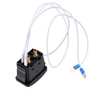 RASTKY Interrupteur de Démarrage de Suspension Pneumatique, Commande de Pompe Auto-gonflante de Siège avec Fil de Connexion, Poignée de Réglage de Gonflage électrique de Siège