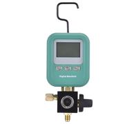 RASTKY Jauge à Collecteur Unique, Lectures de Haute Précision, visibilité Claire pour les Techniciens de Climatisation R134A R22 R23, écran LCD