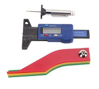 RASTKY Jauge Numérique de Profondeur de Bande de Roulement de Pneu avec écran LCD, Ensemble de 8 Jauges D'épaisseur de Plaquettes de Frein pour Plaquettes de Frein à Disque et à