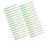 RASTKY Jeu de 30 Manchons D'alignement de Ligne Lumineux en PVC, pour la Pêche de Nuit, Manchon D'alignement de Ligne Portable, Matériau PVC Inodore