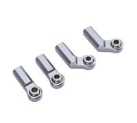 RASTKY Jeu de 4 Joints à Rotule pour Modèle de Voiture, en Alliage Métallique, Conception CW, Outil à Filetage Positif de 7.0mm pour Un Remplacement Facile, Propriétaires de Voitures RC 1/10 (Ti