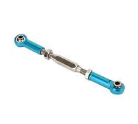 RASTKY Jeu de Biellettes de Direction de Servomoteurs, 6 Pièces, Accessoires de Voiture RC en Aluminium de 81mm, Compatibles avec Les Modèles ZD 1/10 RC, Tige de Tendeur de Liaison (Blue)