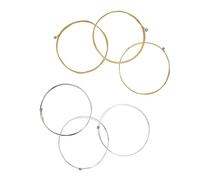 RASTKY Jeu de Cordes de Remplacement pour Guitare Acoustique, 6 Pièces, Guitare Folk, Cordes de en Acier Inoxydable avec Alliage de Bronze, Ensemble Professionnel 6