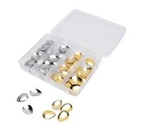 RASTKY Jeu de Lames Rotatives de Pêche en Acier Inoxydable, 80 Pièces, réflectivité éblouissante pour Les Pêcheurs en Eau Salée et en Eau Douce