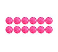 RASTKY Jeu de Pickleball Durable de 74mm avec 40 Trous, Matière Plastique PE, Bon équilibre pour la Pratique du Lancer (Pink)