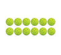 RASTKY Jeu de Pickleball Durable de 74mm avec 40 Trous, Matière Plastique PE, Bon équilibre pour la Pratique du Lancer (Green)