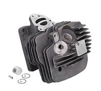 RASTKY Jeu de Pistons de Cylindre de Tronçonneuse de 44,7 Mm de Haute qualité, Pièces de Rechange Faciles à Installer pour MS261 MS261C, Adaptées à L'entretien du Jardin de Bricolage