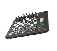 RASTKY Jeu d'échecs avec Modes de Jeu Adverses, Ordinateur Portable, d'échecs, Enfants Adultes Débutants (Black)
