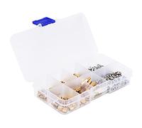 RASTKY Jeu D'écrous et de Vis Hexagonaux en Laiton, 180 Pièces de Vis à Tête Croisée à Pilier fileté M3 pour Appareils de Précision, Idéal pour les Amateurs et les Artisans