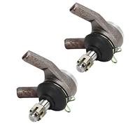 RASTKY Joint à Rotule d'extrémité de Biellette de Suspension en Acier au Carbone M12, Solution Idéale pour les Bruits et Vibrations Anormaux, 2 Pièces, adapté pour VTT Chinois Quad 4 Roues Go Kart