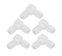 RASTKY Joint de Tuyau en Plastique Durable, Connecteur de Tuyau coudé à 90 ° pour Cuisine et Salle de Bains, Matériau PP Non Toxique et Inodore, 10 Pièces (14 mm / 0,55 pouces)