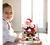 RASTKY Joli Jouet électrique de Père Noël Chantant et Dansant pour L'atmosphère de Noël - Cadeau de Parfait pour Les Amis et Les Enfants, Nécessite 3 Piles AA, 20 X 17 cm. (RASTKYrq5uvwknhc-10317368)