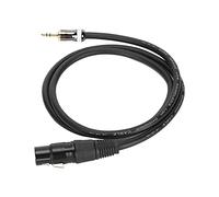 RASTKY JORINDO Câble Microphone XLR Femelle vers 3,5 Mm Mâle - Cordon d'interconnexion équilibréConnexions Hautes Performances - Idéal pour Instruments de Musique et Performances en Direct