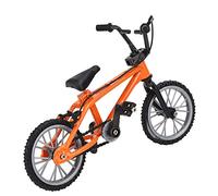 RASTKY Jouet Artisanal de Vélo de Course avec Design Rétro et Corde de Frein, Superbe Décoration de Bureau pour Enfants, Alliage + Plastique de Haute qualité, Jaune (Orange)