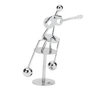 RASTKY Jouet de Bureau à Mouvement Perpétuel, Balançoire Compacte en Métal pour Temps de Détente au Bureau, Décoration de la Maison, 8x4.3x2.2cm