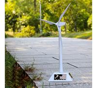 RASTKY Jouet éducatif D'assemblage de Modèle de Moulin à Vent Solaire pour Cadeau d'enfants, Moulin à Vent Rotatif à énergie Solaire avec Présentoir pour Bijoux Décoration de la Maison en Plastique