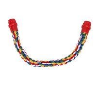 RASTKY Jouet en Corde - Cadre Debout Suspendu pour Perroquets à Mâcher, Tige de Meulage d'escalade - Corde Pliable, Balançoire, Calopsittes, Conures (S)