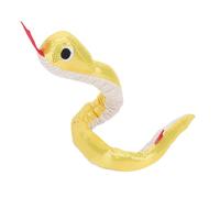 RASTKY Jouet Interactif en Peluche avec Crinkleaper - Jouet à Mâcher Amusant Funmelay - Soulagement de la Dentition Confortable et Design - Perfectionnez avec Votre Vie (Serpent)