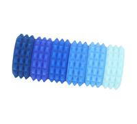 RASTKY Jouet Sensoriel de Poche Portable pour la Concentration et la Coordination œil-Main - Jouet Innovant pour Le Bureau, la Maison, Le Métro - en Silicone Souple avec Couleurs Vives, Lot de 6