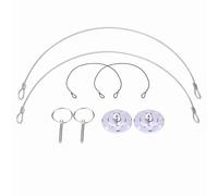 RASTKY Kit d'apparence PinLock pour Capot de Course en Aluminium, 2 Pièces CNC en Argent, Sécurisez le Capot de Votre Véhicule avec et efficacité (SILVER)