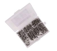 RASTKY Kit D'assortiment de Boulons à Capuchon Hexagonal M3, Ensemble de Fixations en Acier Inoxydable 304, Boîte de Rangement pour Meubles et Appareils électriques