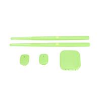 RASTKY Kit de Batterie Virtuelle Somatosensorielle Portable pour Débutants et Adultes, Baguettes à Détection de Mouvement 3D pour la Maison, le Bureau, L'extérieur, Matériau ABS (GREEN)