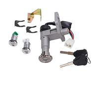 RASTKY Kit de clé de Contacteur D'allumage en Alliage Métallique Durable avec Interrupteur à 3 Positions, Compatible avec les Cyclomoteurs GY6 4 Temps 150, Kit de Remplacement Complet pour Peace,