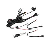 RASTKY Kit de Faisceau de Câblage d'éclairage LED Véhicules Tout-terrain, Motos et VTT 12 V - Marche/arrêt avec Télécommande, Projecteurs et Lampes de Travail, Système de Harnais Sûr et Facile à