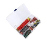 RASTKY Kit de Fils de Raccordement Flexibles - 840 Pièces - Composants électroniques d'extension de Broches sans Soudure Assortiment Pratique de 14 Longueurs de Fils de Raccordement
