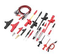 RASTKY Kit de Fils de Test de Sonde Multimètre Multifonctionnel P1300F, Durable pour Multimètre Numérique Universel avec 28 Accessoires