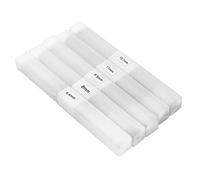 RASTKY Kit de Forets à Fraiser Carrés HSS 5 Pièces Ensemble de Perçage traité Thermiquement pour Perceuse électrique ou Marteau pour le Travail du Bois Foret à Fraiser carré 1/4 Po-1/2 Po